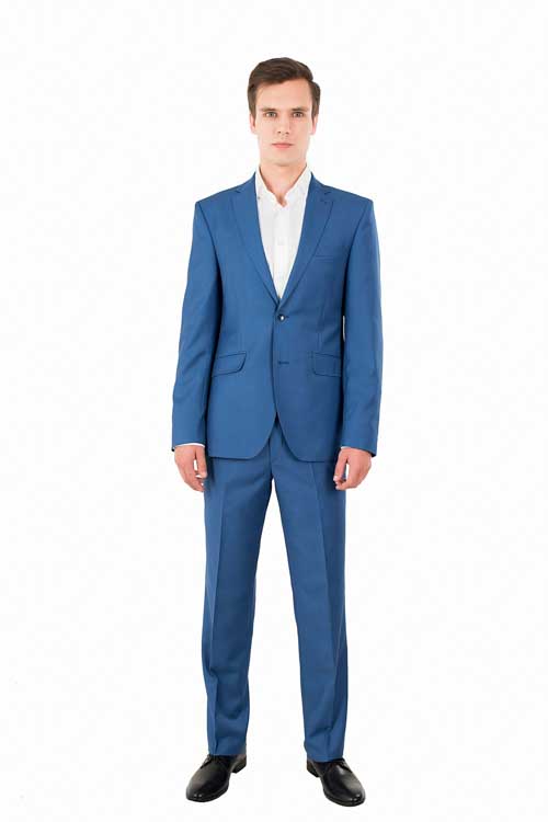 картинка Голубой мужской костюм от магазина Одежды+