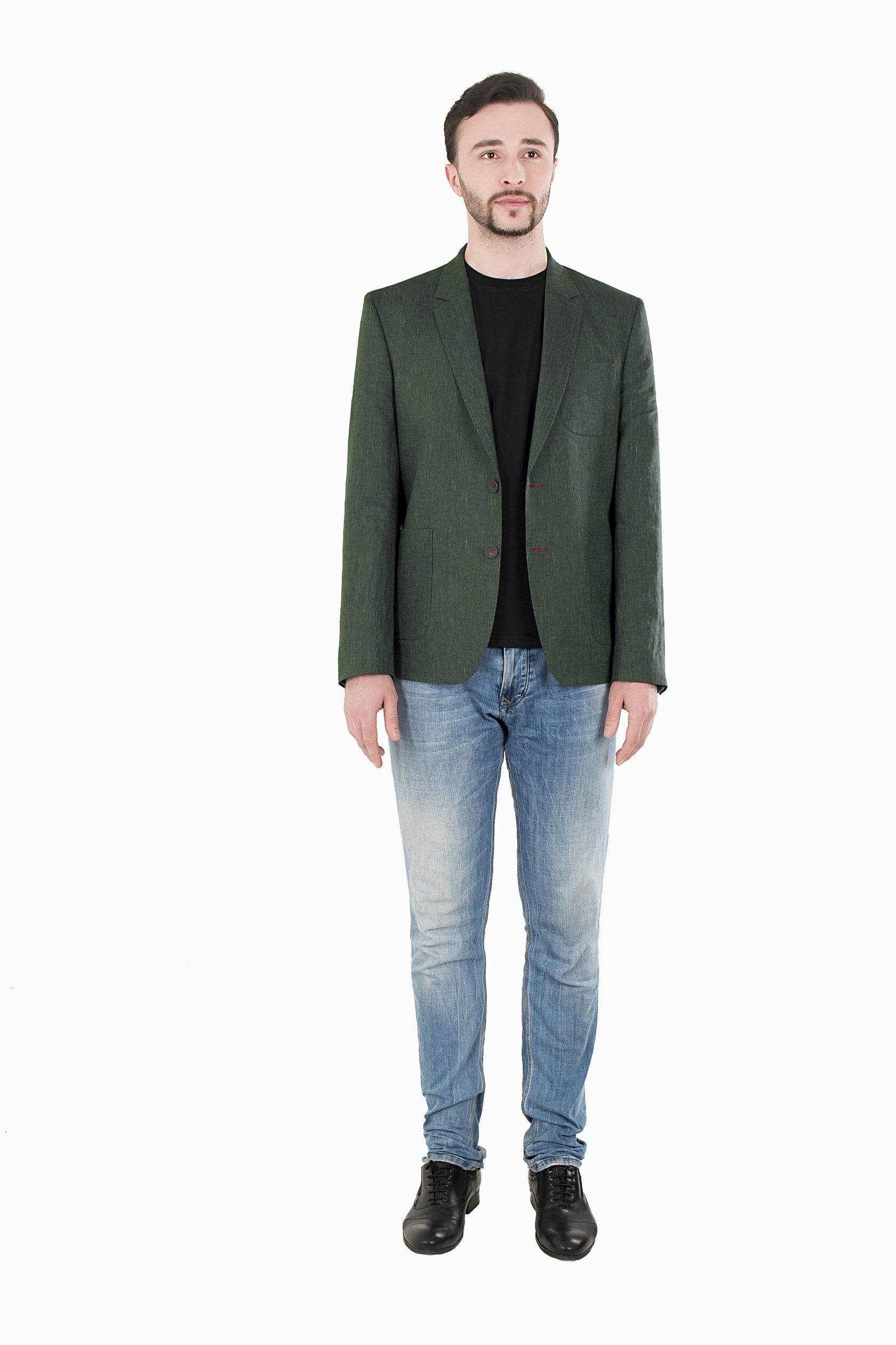картинка Зеленый мужской пиджак от магазина Одежды+
