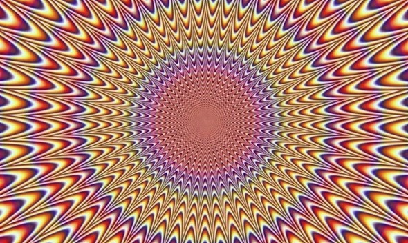 Вибрирующая оптическая иллюзия