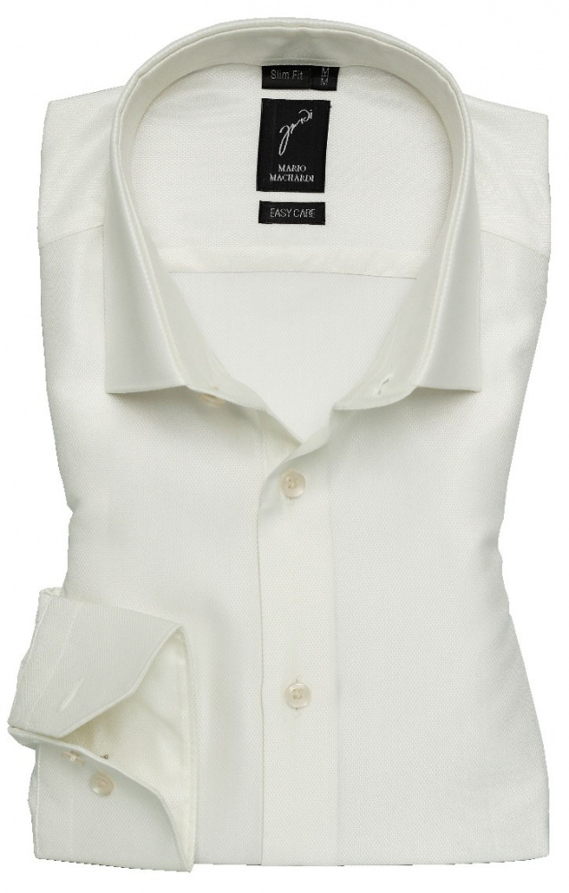 картинка Рубашка однотонная айвори non-iron от магазина Одежды+
