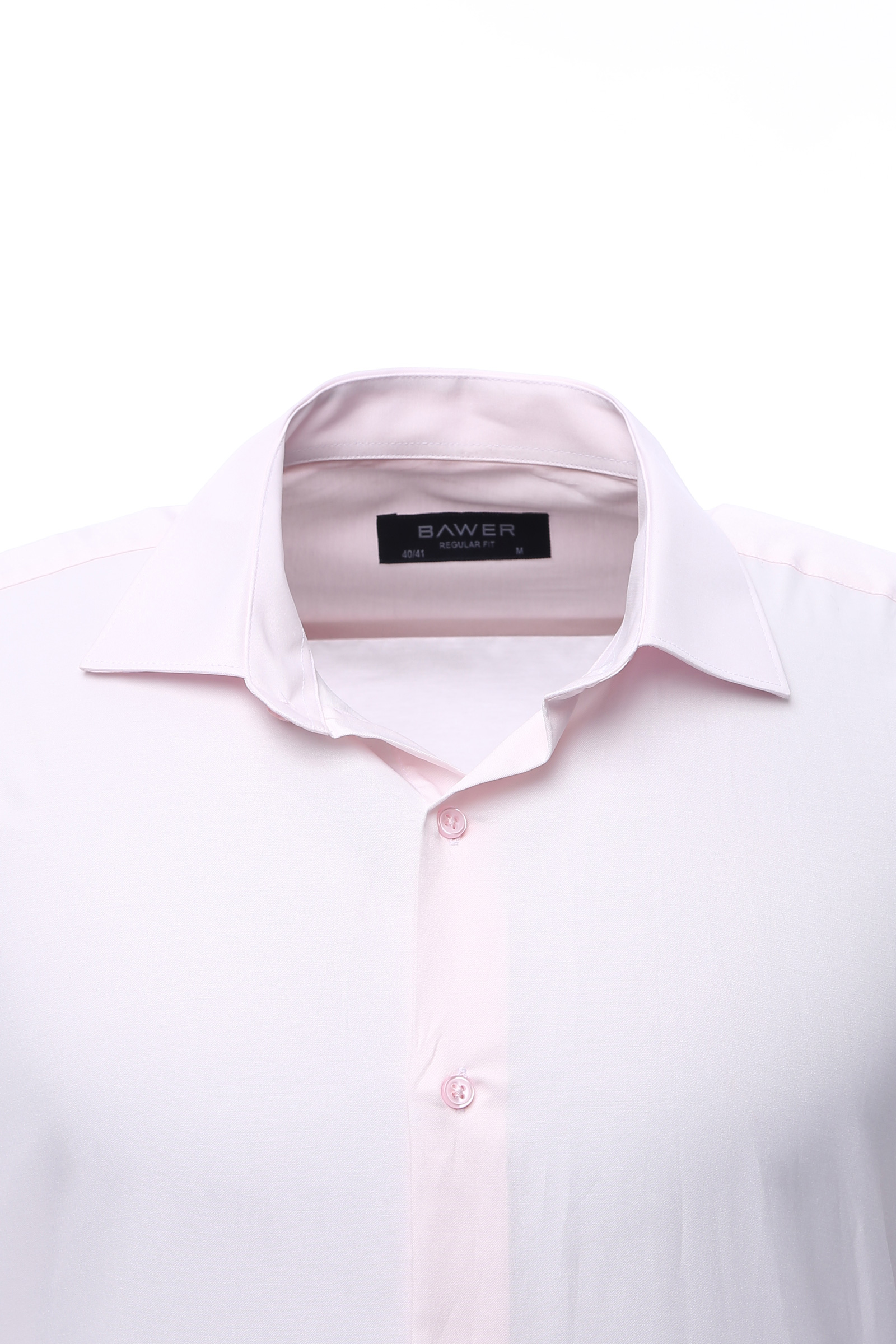картинка Рубашка однотонная розовая от магазина Одежды+