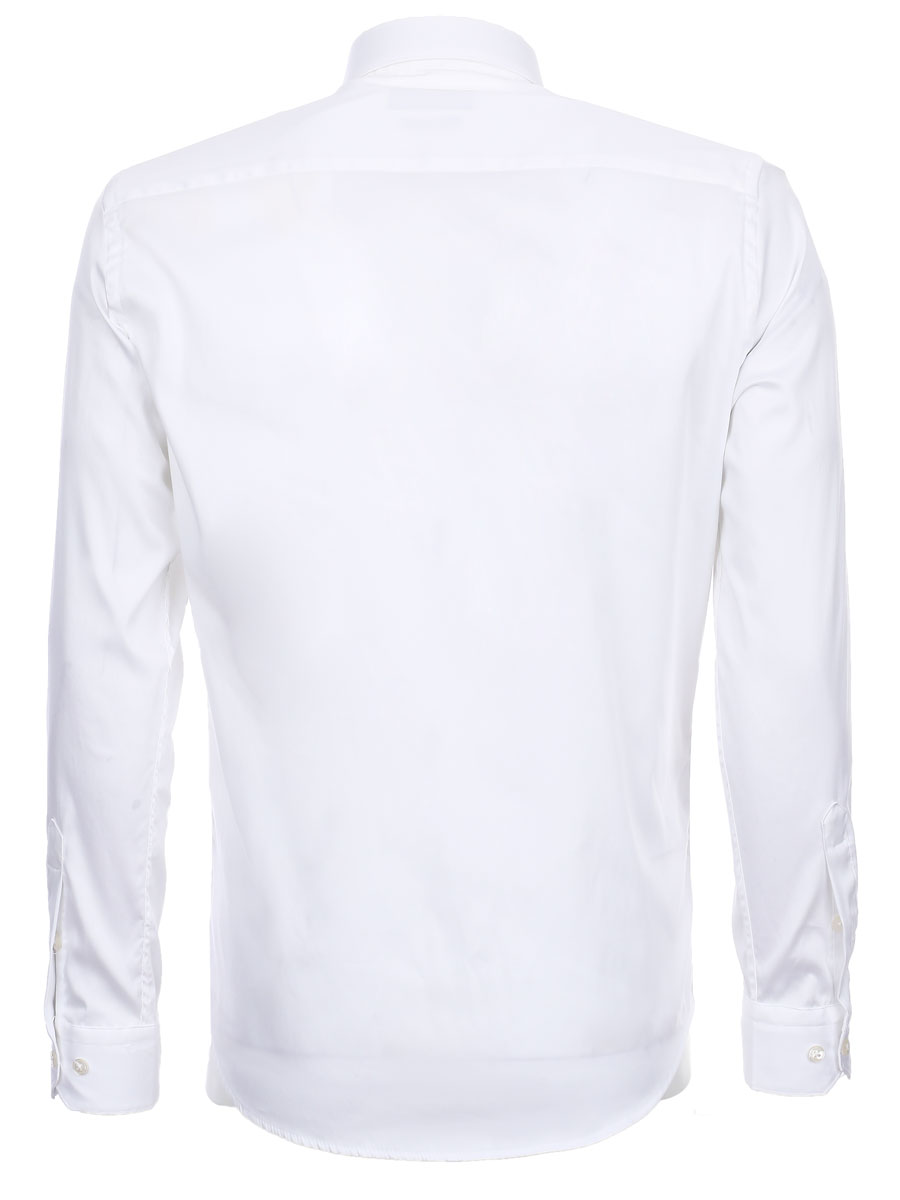 картинка Рубашка однотонная белая от магазина Одежды+