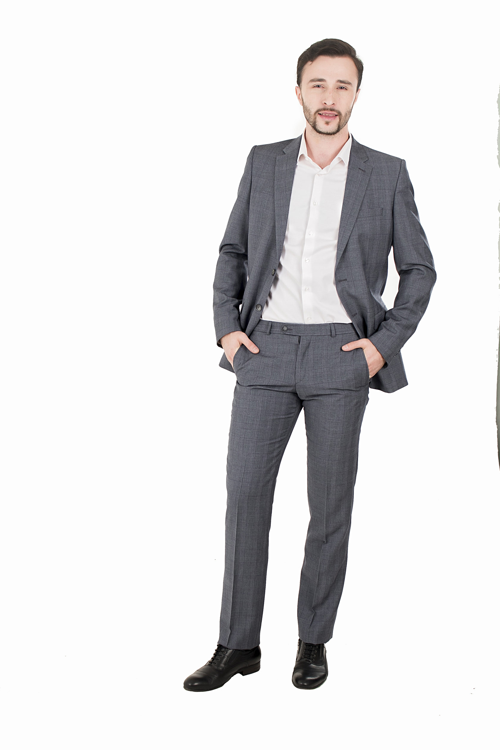 картинка Светло-серый мужской костюм от магазина Одежды+